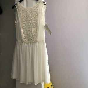 Zara sleeveless lace dress- open back